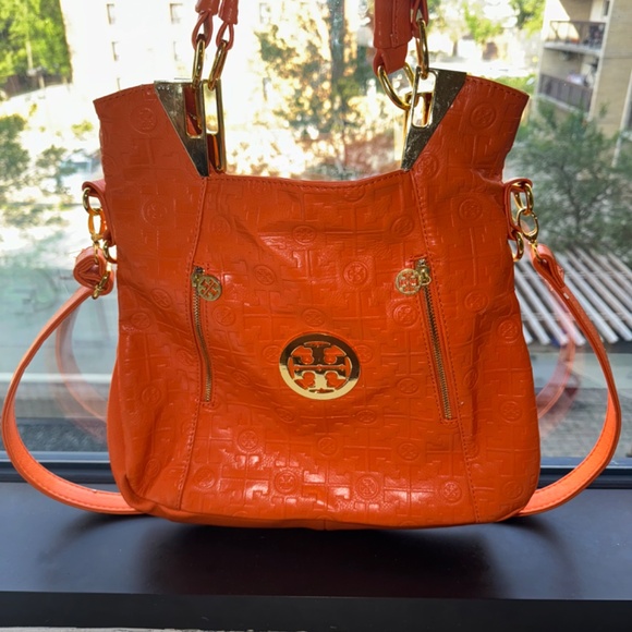 Orange vintage Tory Burch bag - Picture 3 of 8
